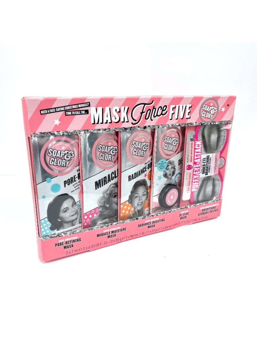 Soap & Glory MASK FORCE FIVE Boxed Gift Set